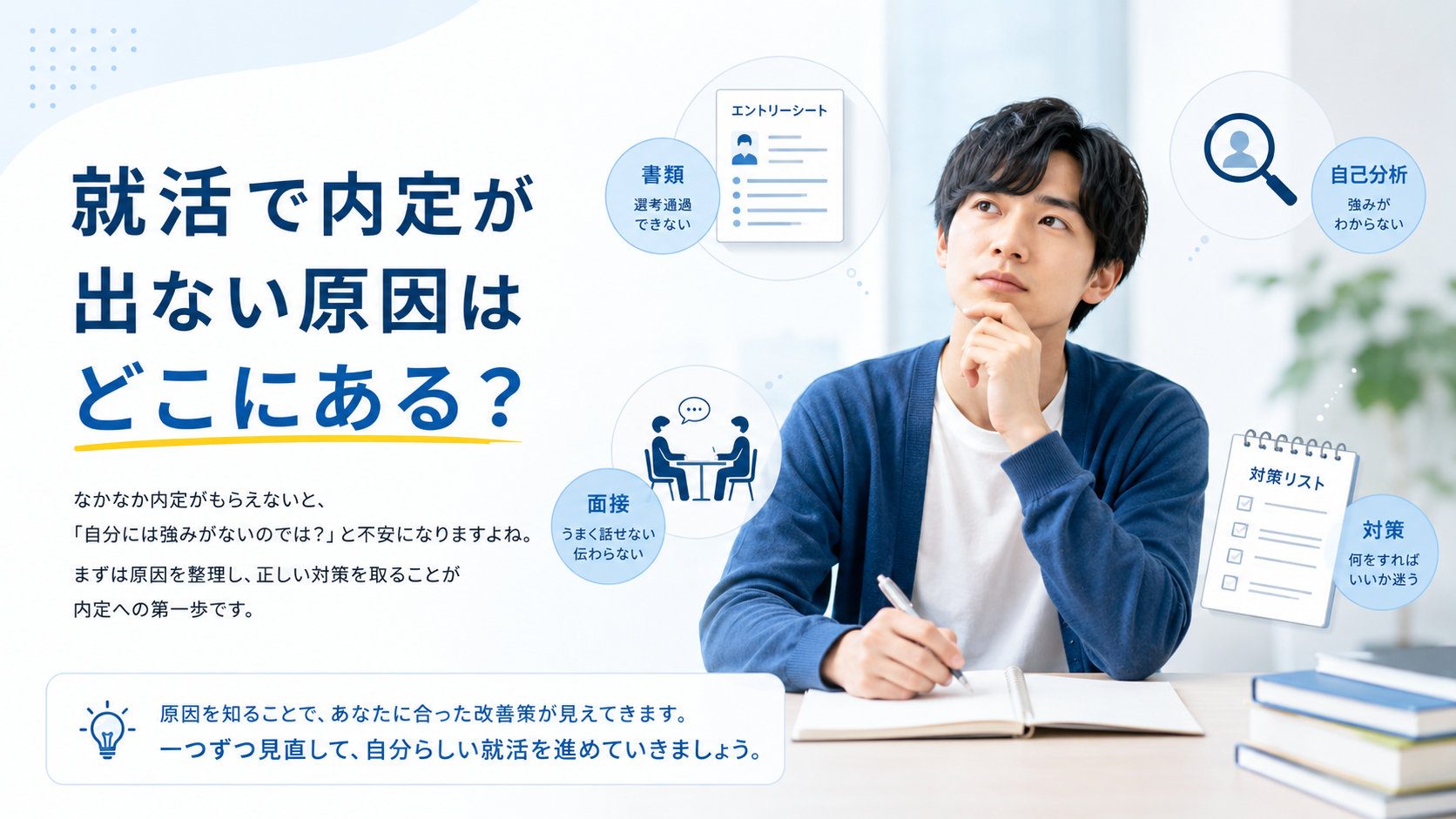 就活で内定が出ない原因はどこにある?